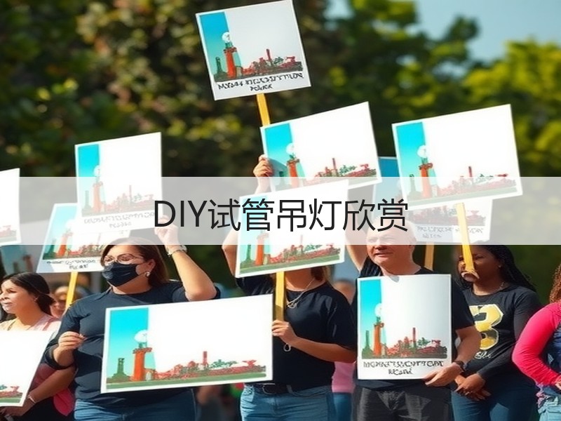 DIY试管吊灯欣赏