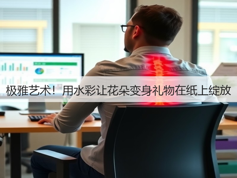 极雅艺术！用水彩让花朵变身礼物在纸上绽放