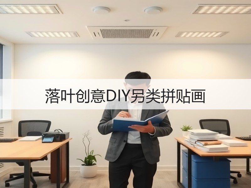 落叶创意DIY另类拼贴画