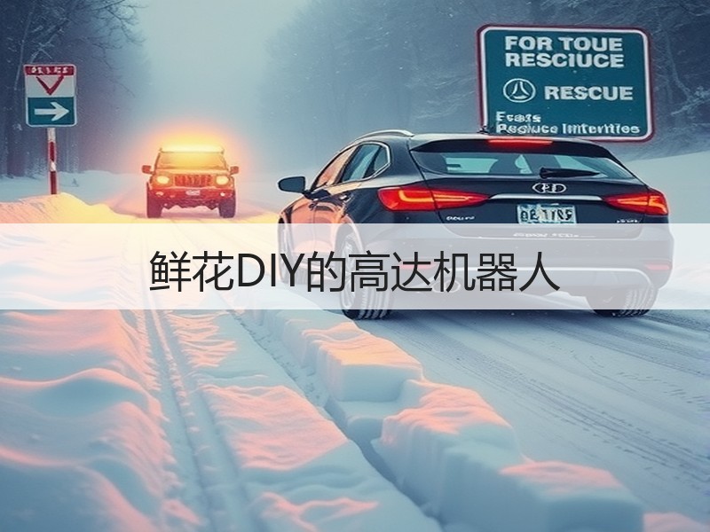 鲜花DIY的高达机器人