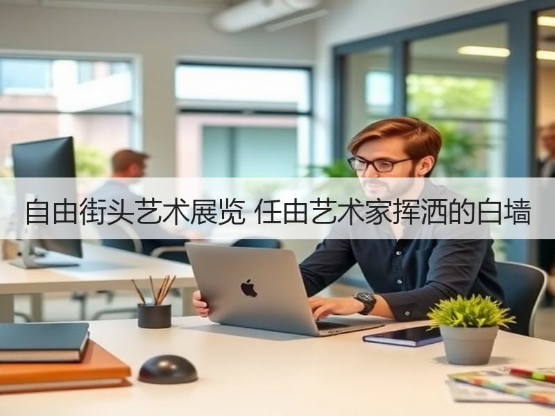 自由街头艺术展览 任由艺术家挥洒的白墙