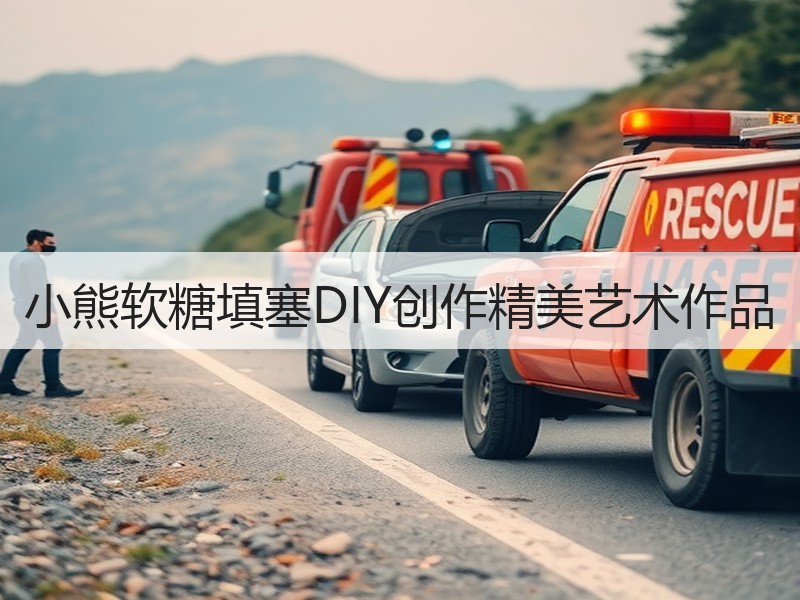 小熊软糖填塞DIY创作精美艺术作品