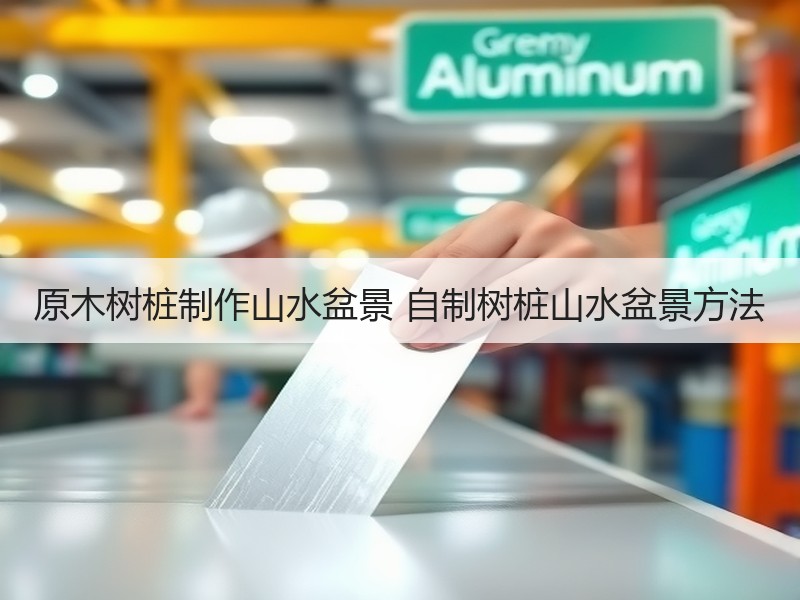 原木树桩制作山水盆景 自制树桩山水盆景方法