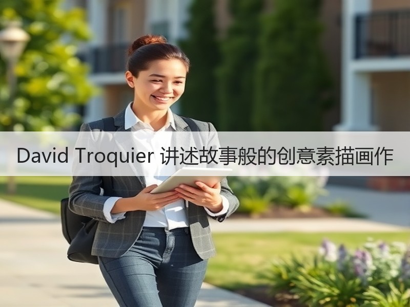 David Troquier 讲述故事般的创意素描画作