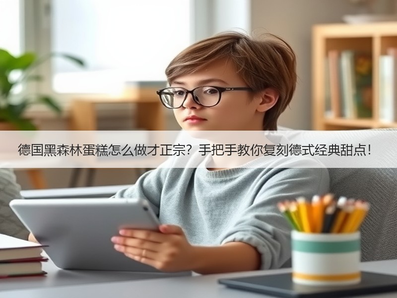 德国黑森林蛋糕怎么做才正宗？手把手教你复刻德式经典甜点！