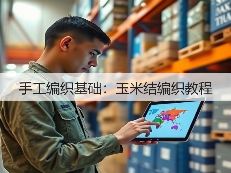 手工编织基础：玉米结编织教程