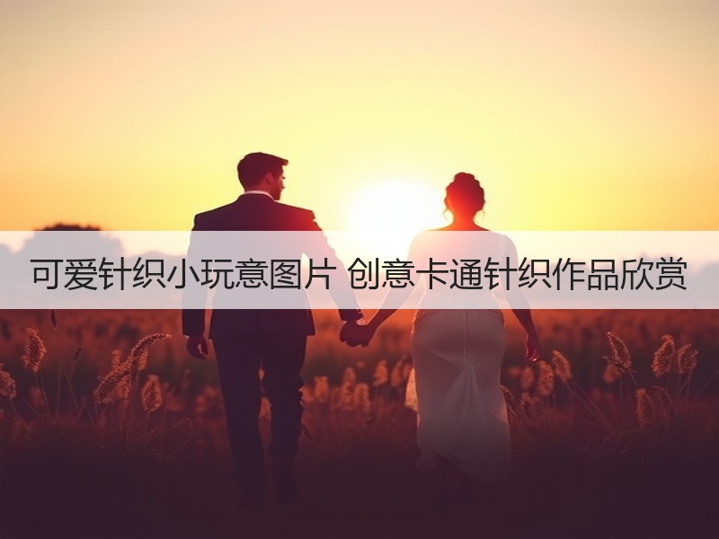可爱针织小玩意图片 创意卡通针织作品欣赏
