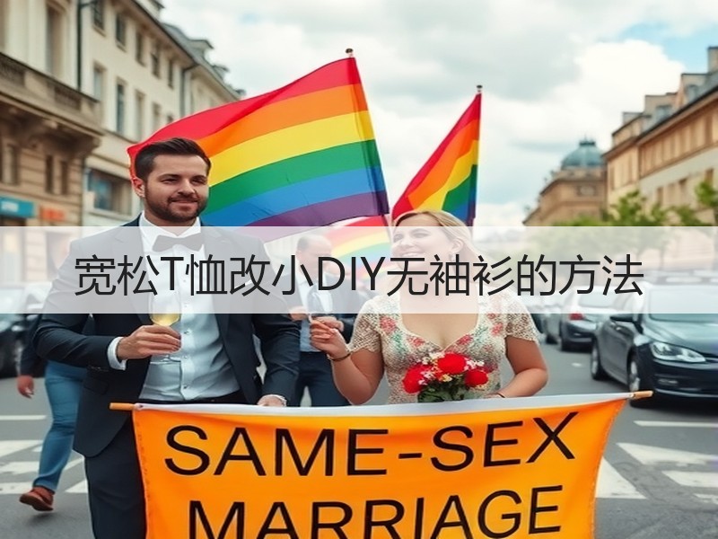 宽松T恤改小DIY无袖衫的方法