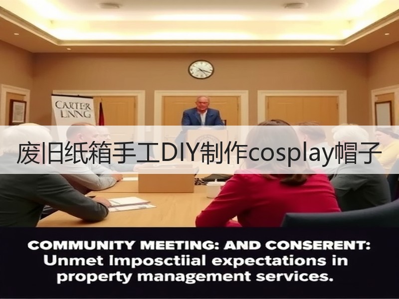 废旧纸箱手工DIY制作cosplay帽子