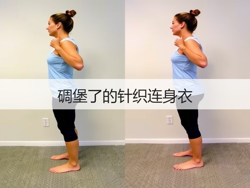 碉堡了的针织连身衣