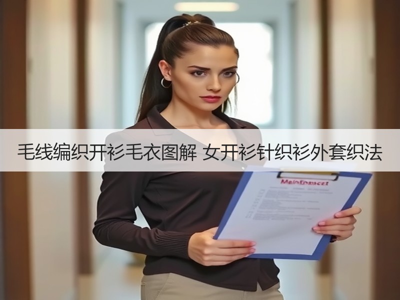 毛线编织开衫毛衣图解 女开衫针织衫外套织法