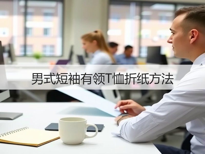 男式短袖有领T恤折纸方法
