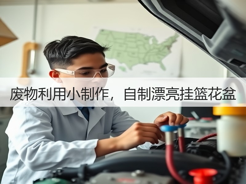 废物利用小制作，自制漂亮挂篮花盆