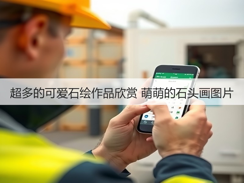 超多的可爱石绘作品欣赏 萌萌的石头画图片