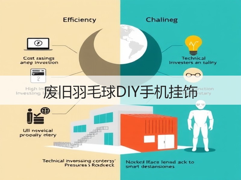 废旧羽毛球DIY手机挂饰