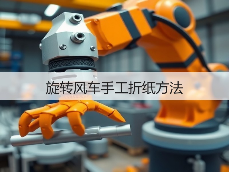 旋转风车手工折纸方法