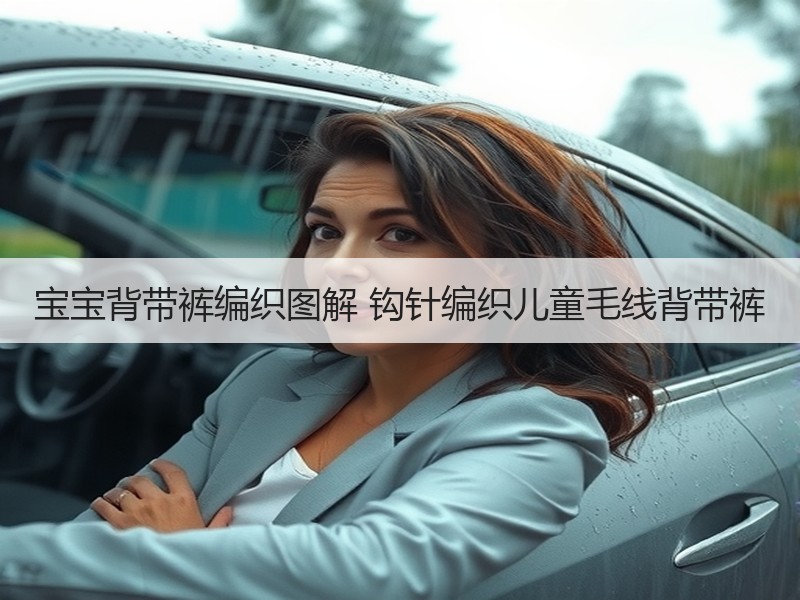 宝宝背带裤编织图解 钩针编织儿童毛线背带裤