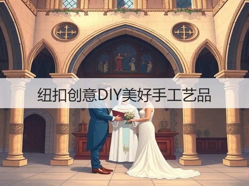 纽扣创意DIY美好手工艺品