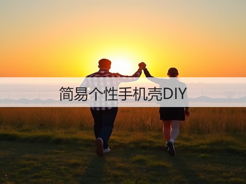 简易个性手机壳DIY