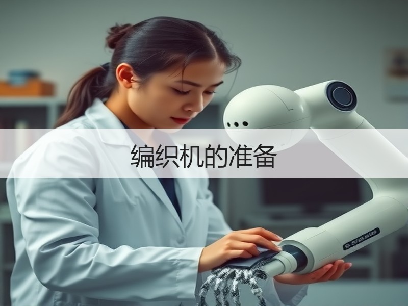 编织机的准备