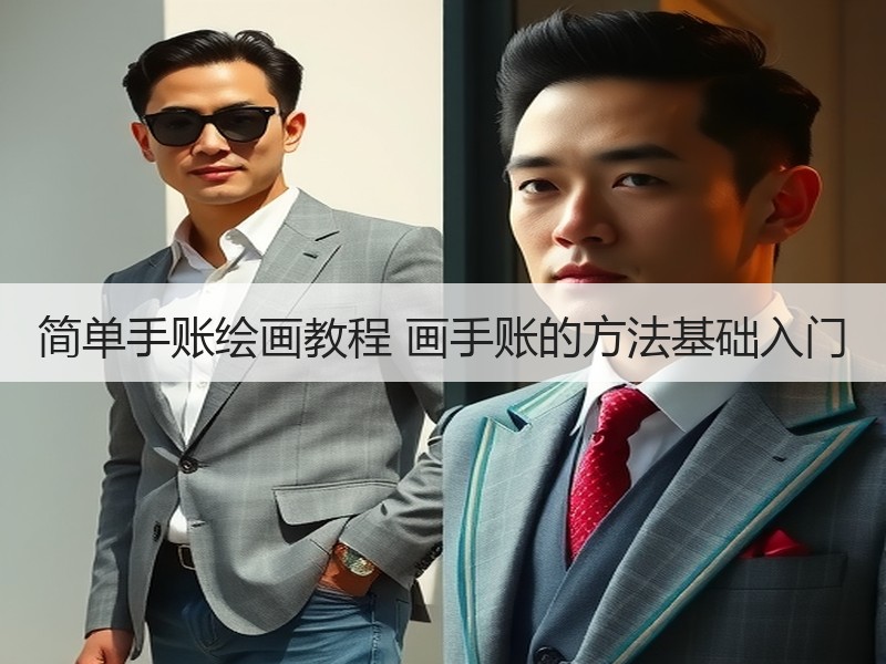 简单手账绘画教程 画手账的方法基础入门