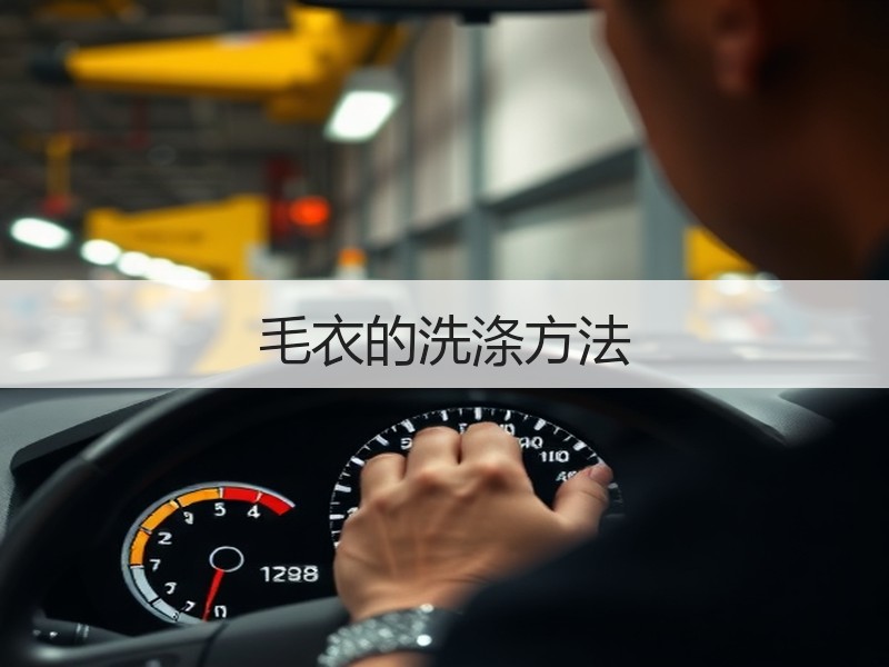 毛衣的洗涤方法