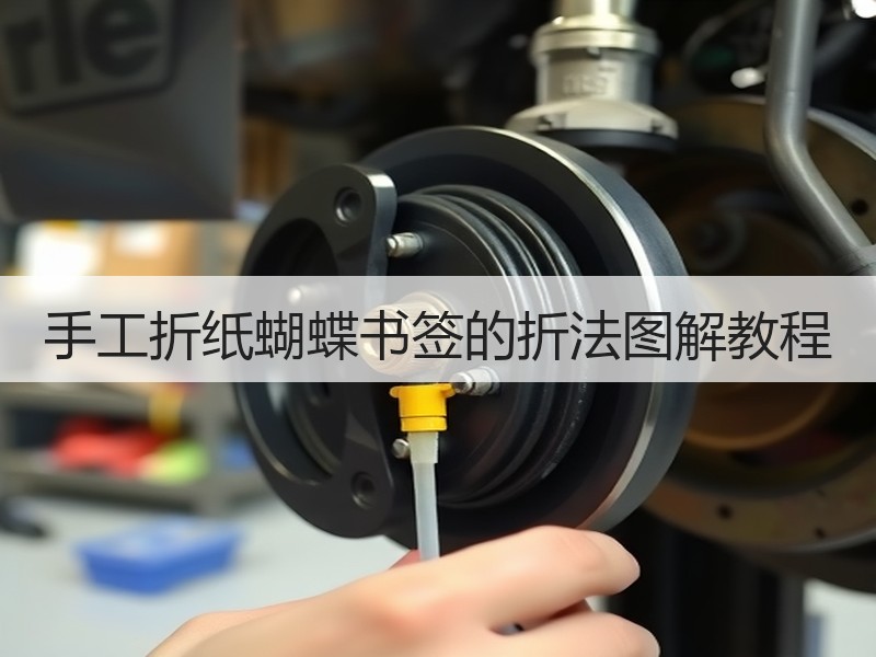 手工折纸蝴蝶书签的折法图解教程