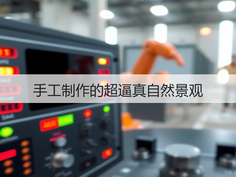 手工制作的超逼真自然景观