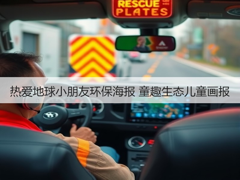 热爱地球小朋友环保海报 童趣生态儿童画报