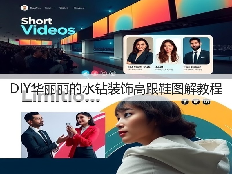 DIY华丽丽的水钻装饰高跟鞋图解教程