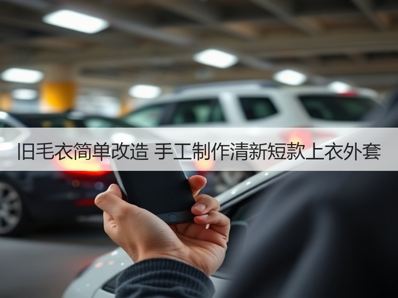 旧毛衣简单改造 手工制作清新短款上衣外套