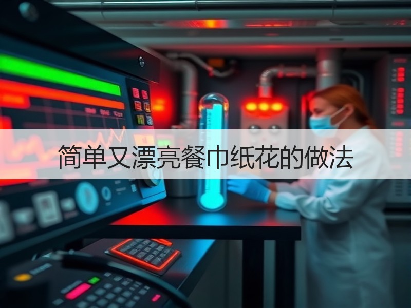 简单又漂亮餐巾纸花的做法