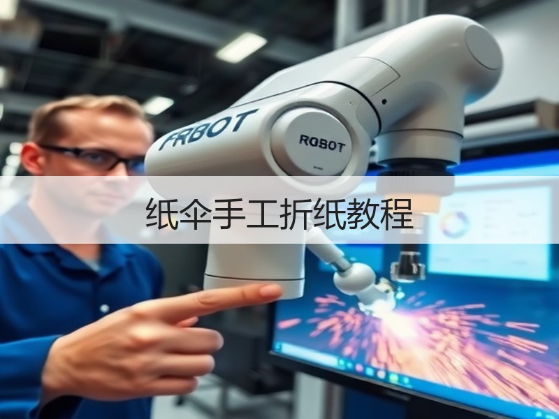 纸伞手工折纸教程