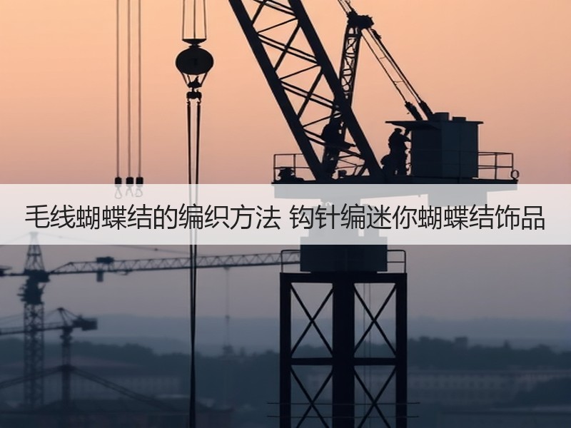 毛线蝴蝶结的编织方法 钩针编迷你蝴蝶结饰品
