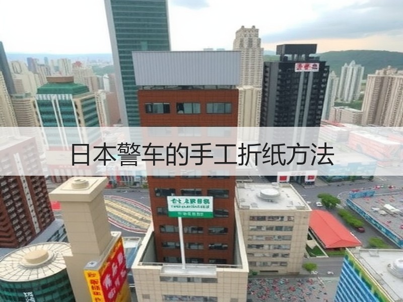日本警车的手工折纸方法