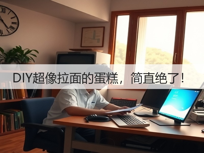 DIY超像拉面的蛋糕，简直绝了！
