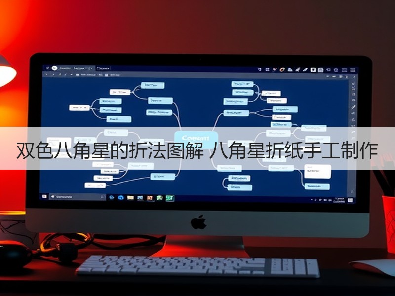 双色八角星的折法图解 八角星折纸手工制作