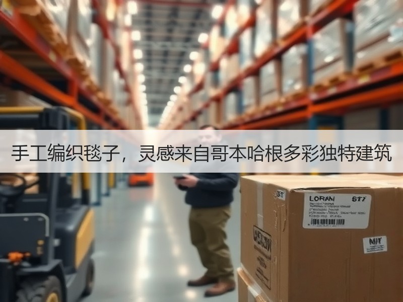 手工编织毯子，灵感来自哥本哈根多彩独特建筑