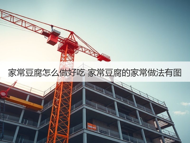 家常豆腐怎么做好吃 家常豆腐的家常做法有图