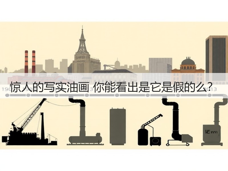 惊人的写实油画 你能看出是它是假的么？