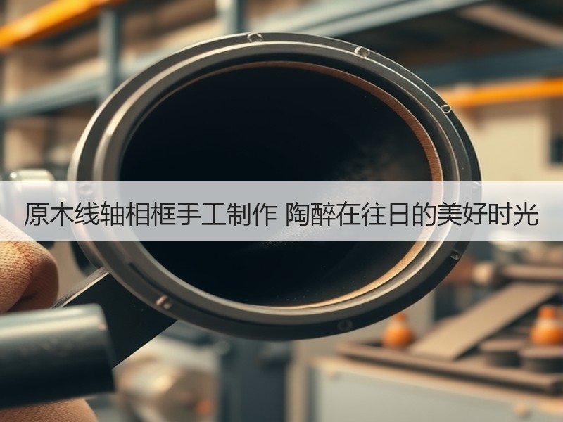 原木线轴相框手工制作 陶醉在往日的美好时光