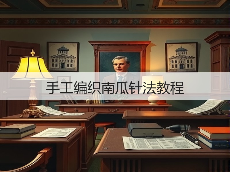 手工编织南瓜针法教程
