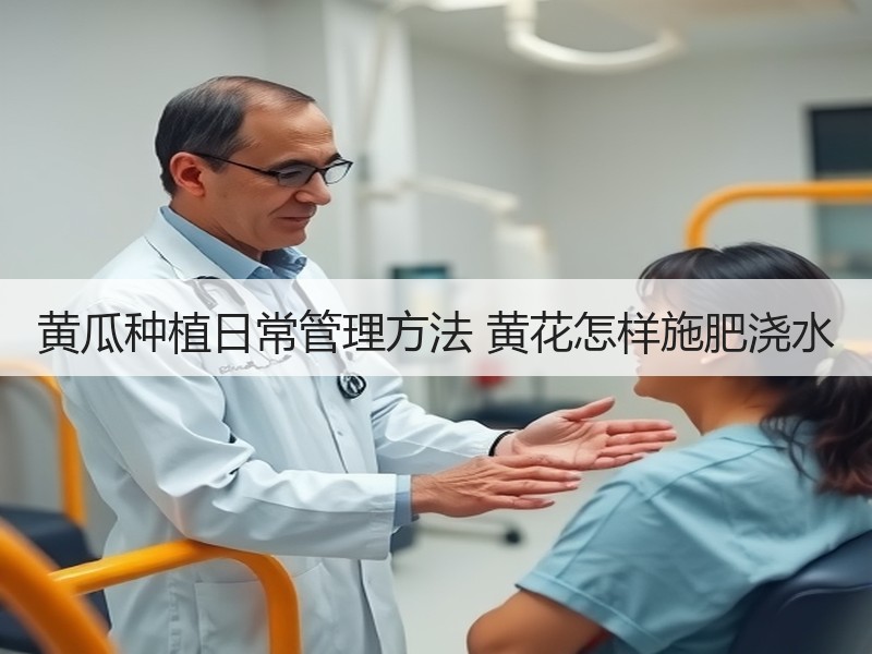 黄瓜种植日常管理方法 黄花怎样施肥浇水