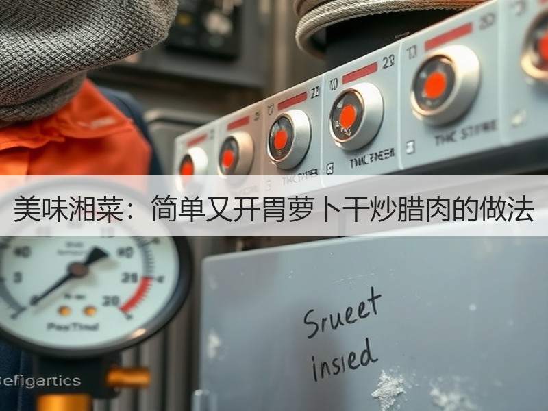 美味湘菜：简单又开胃萝卜干炒腊肉的做法