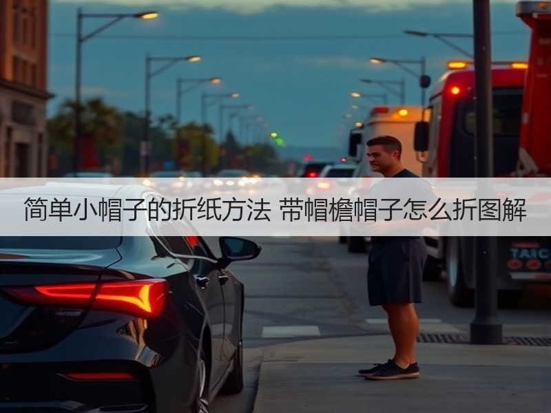 简单小帽子的折纸方法 带帽檐帽子怎么折图解