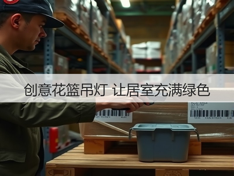 创意花篮吊灯 让居室充满绿色