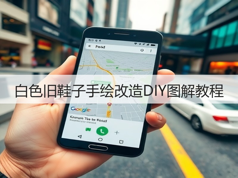 白色旧鞋子手绘改造DIY图解教程