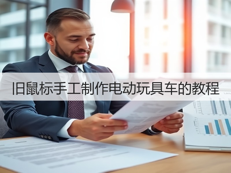 旧鼠标手工制作电动玩具车的教程