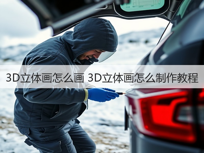 3D立体画怎么画 3D立体画怎么制作教程