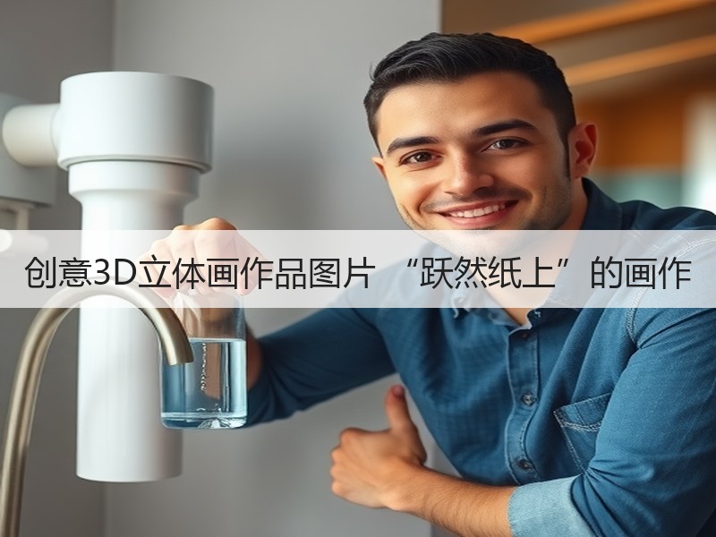 创意3D立体画作品图片 “跃然纸上”的画作